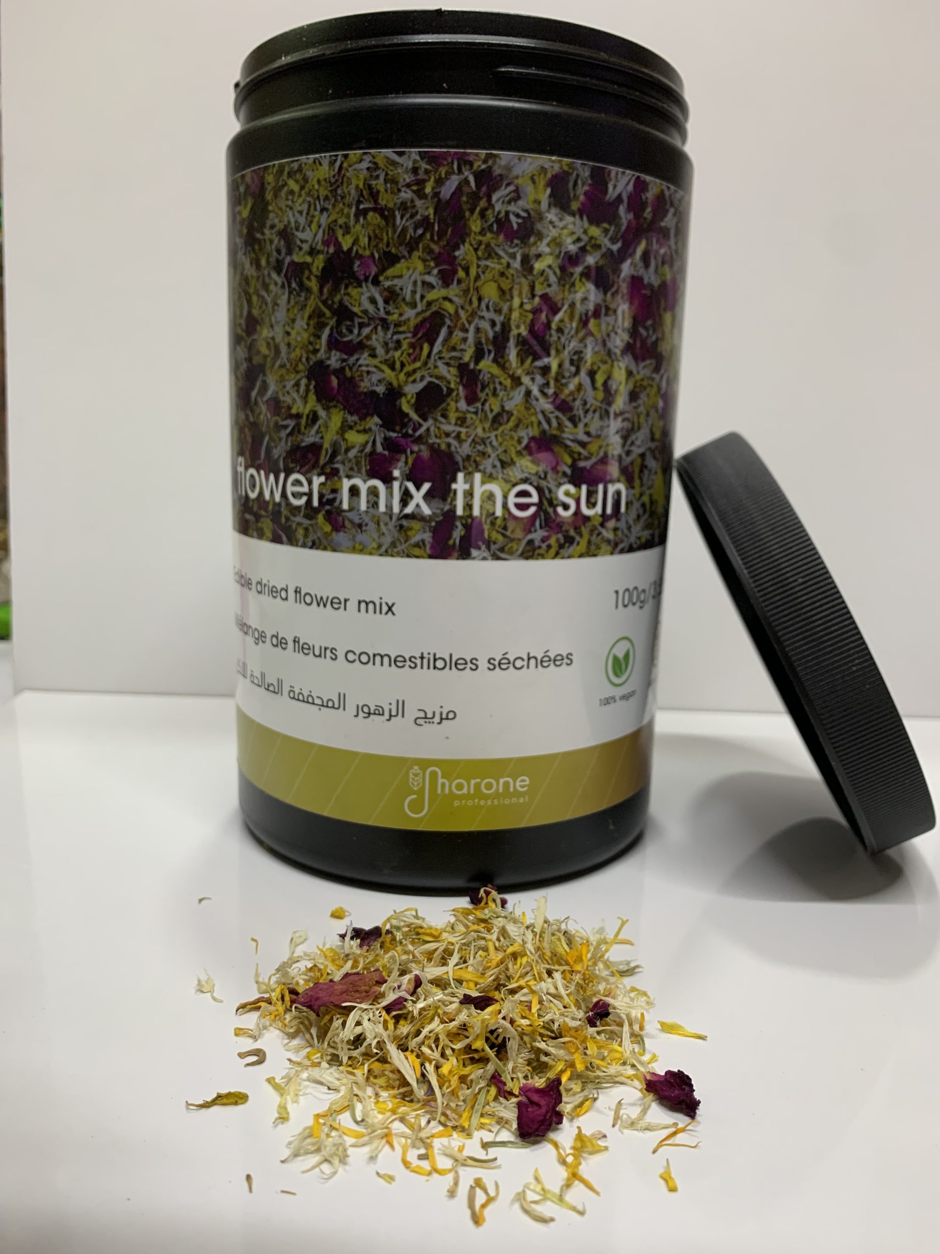 Mélange De Fleurs Comestibles AYOMIN - 25g (environ 20 Pièces Griffes De Lion) - Pour Décoration Culinaire, Desserts, Salades