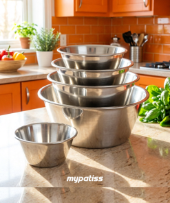 Bassine / cul de poule conique  inox Ø 20cm,24m,28cm - Lacor - Bol conique