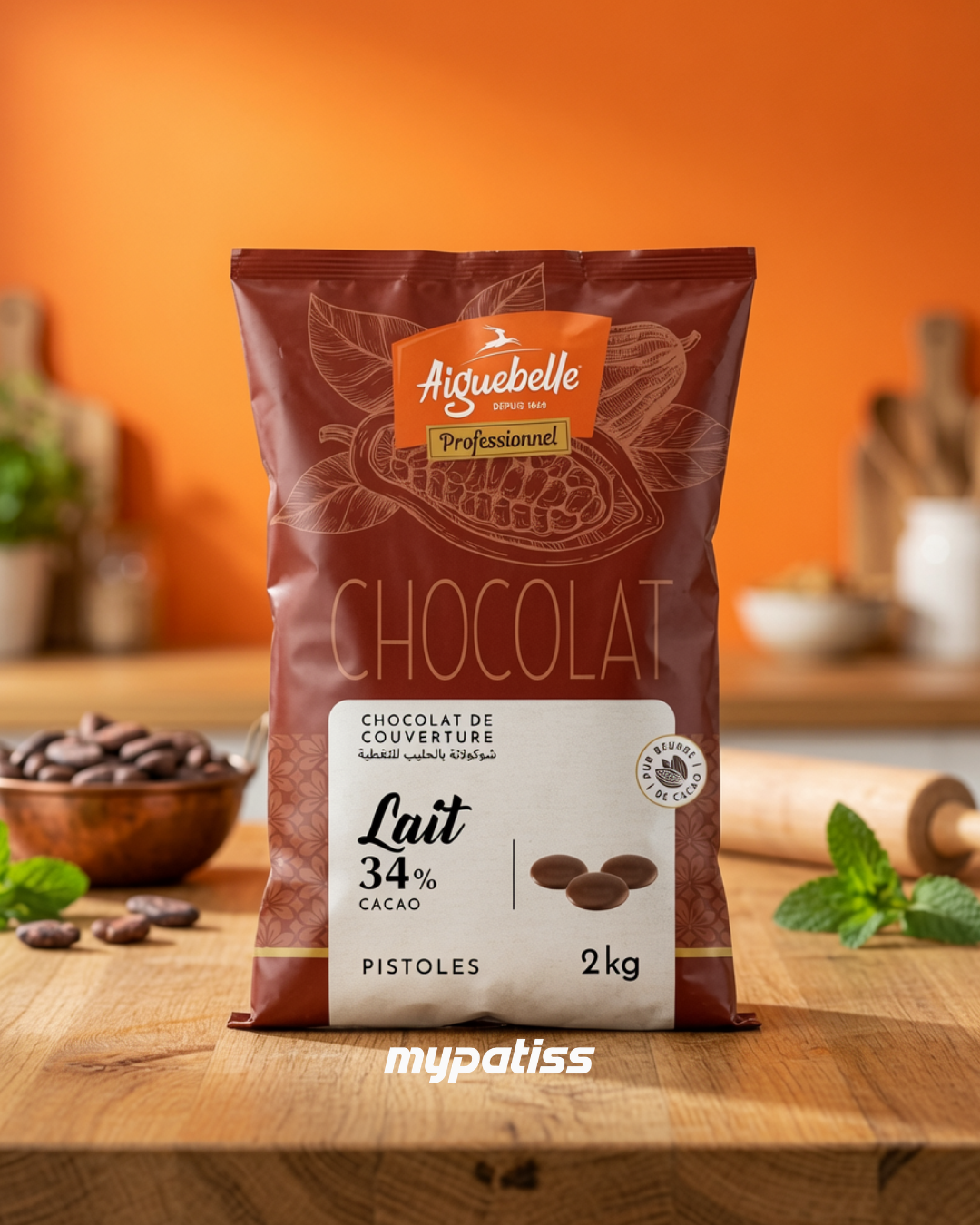 Aiguebelle chocolat au lait 34% cacao