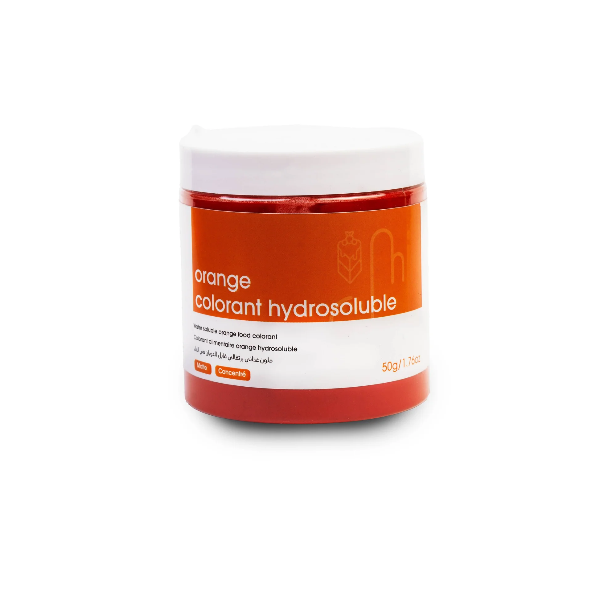 Colorant Alimentaire Hydrosoluble Orange 50G