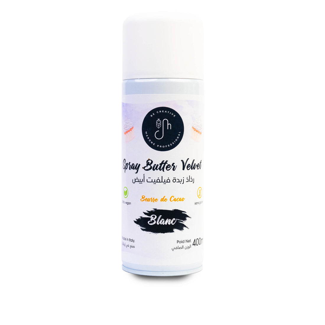 Colorant Alimentaire en Spray Butter Velvet Blanc