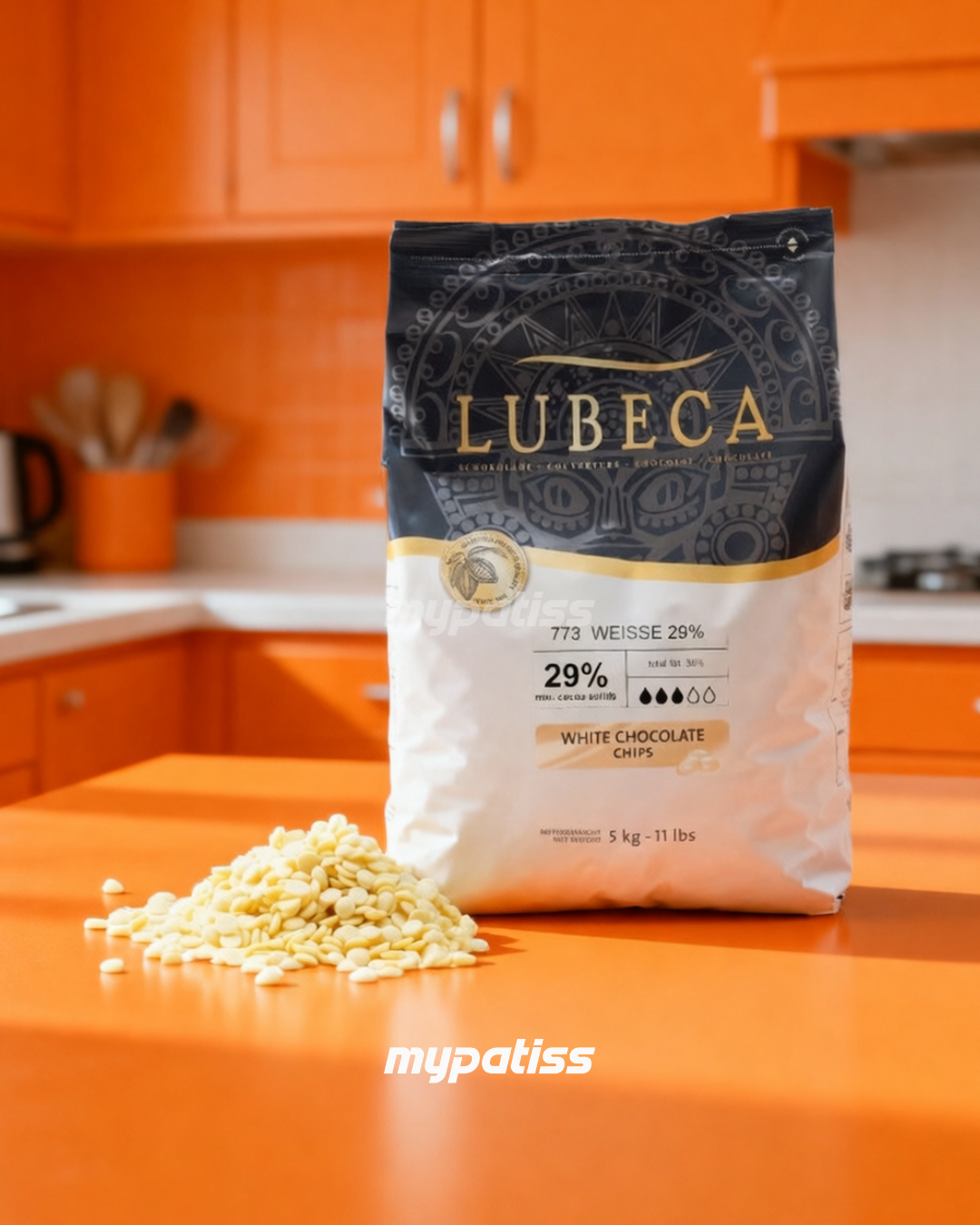 Chocolat blanc Lubeca 29% 5KG