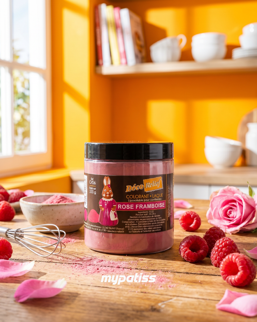 Colorant Alimentaire Liposoluble Rose Framboise Laque 100g