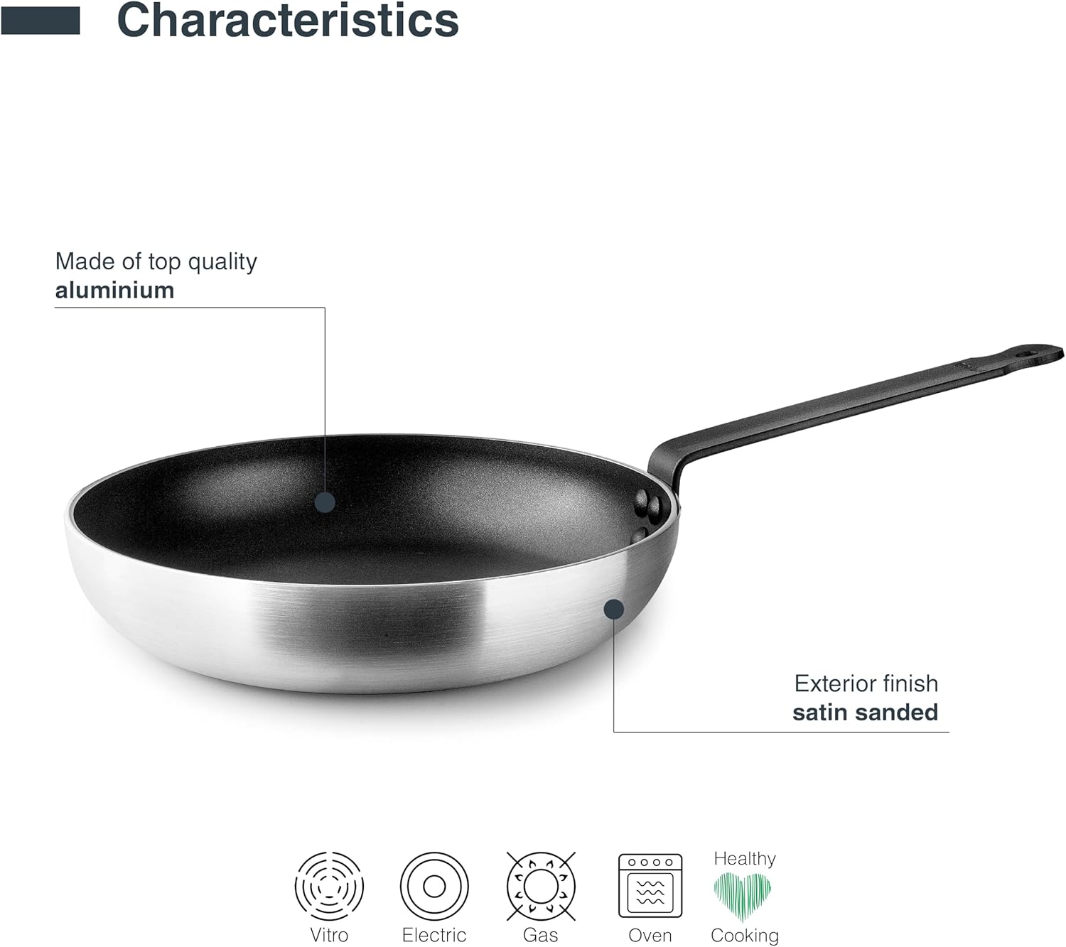 Poêle Antiadhésive LACOR Garinox Kai (Ø 18 cm) – Image 4