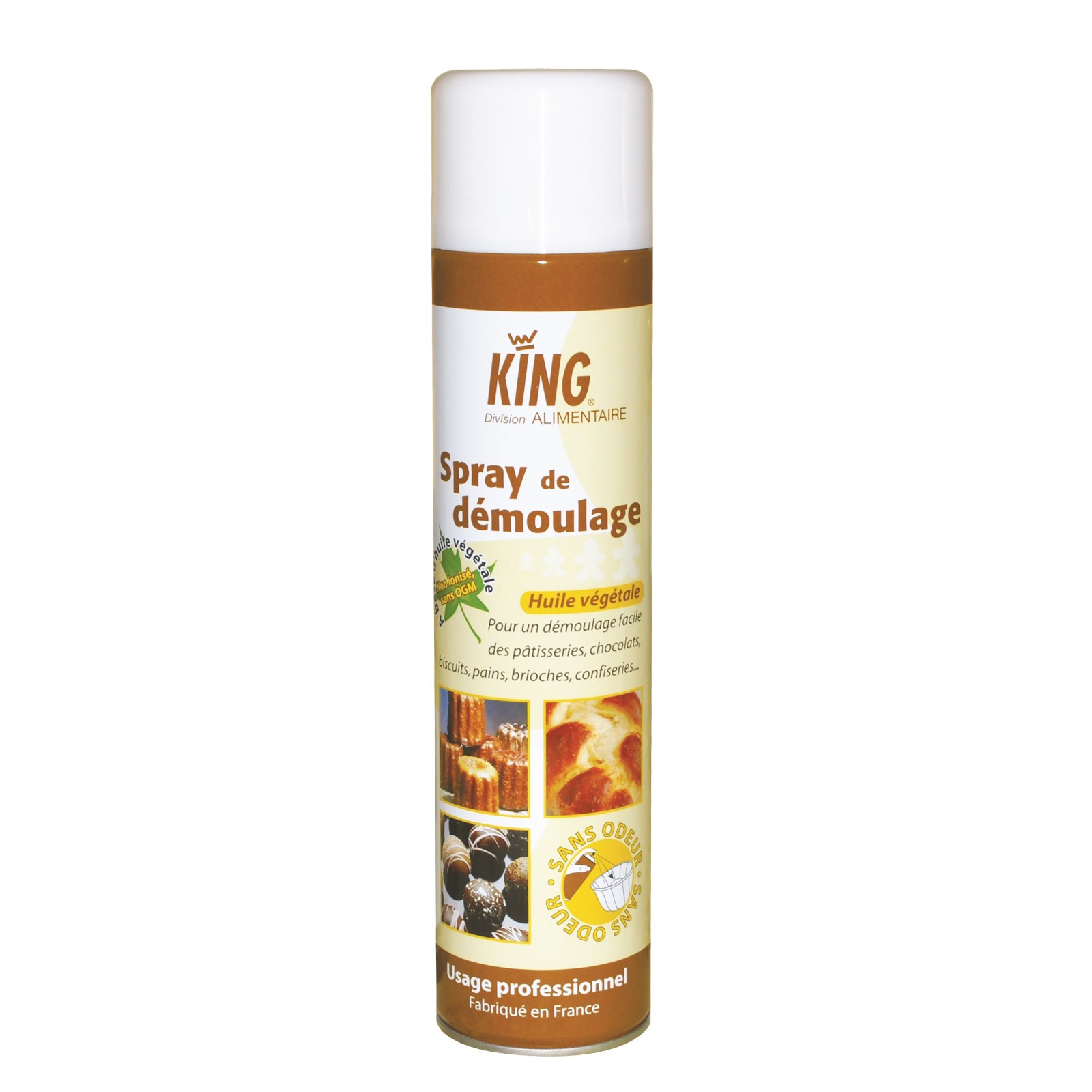 Bombe à Graisse alimentaire végétale sans OGM - King 600ML