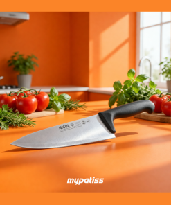 COUTEAU DE CHEF NOIR 25 CM