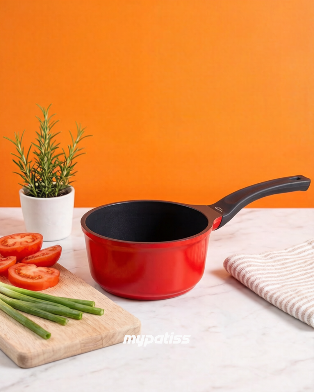 Casserole rouge Safe D 16cm Lacor