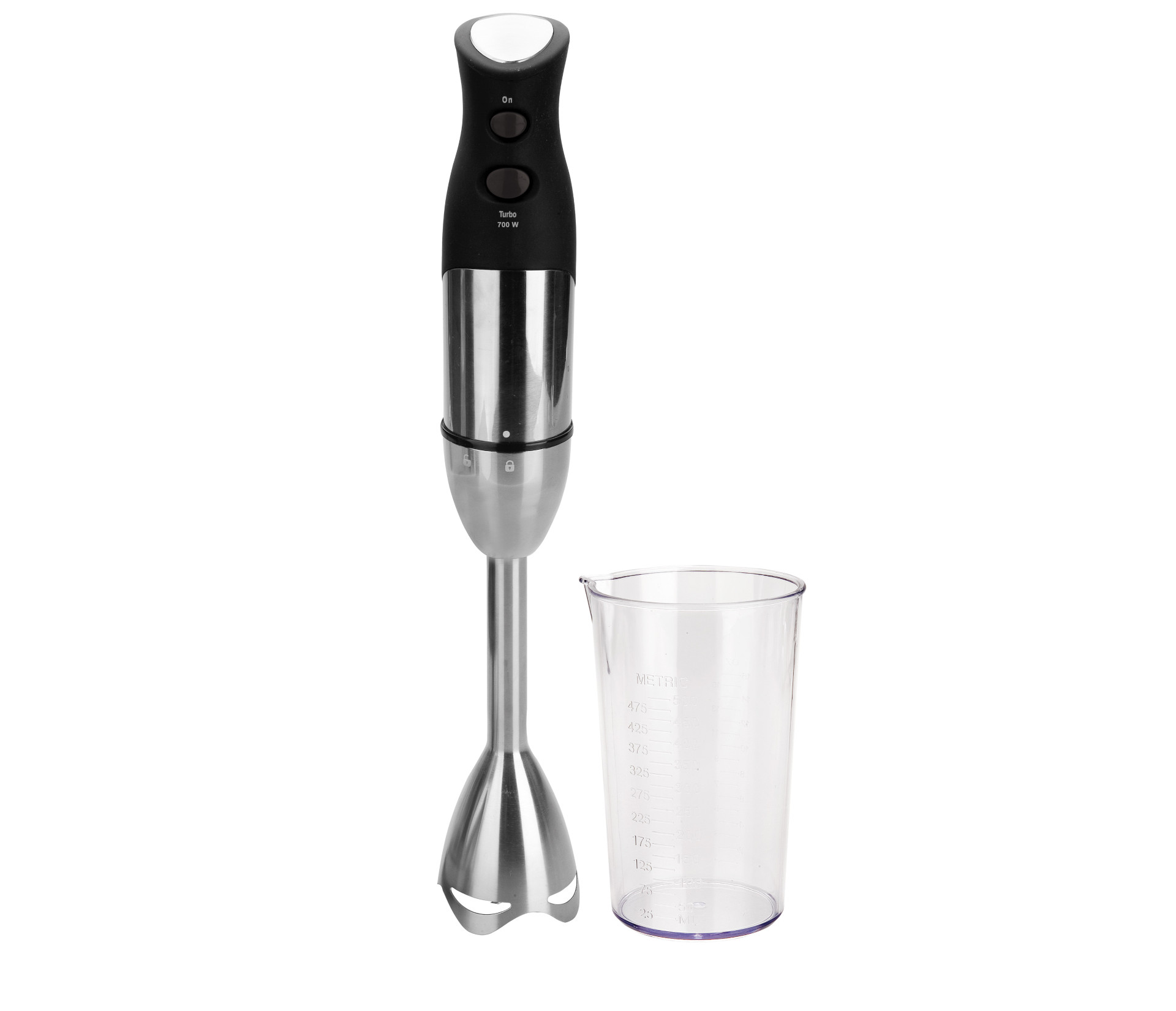 Mixeur manuel rapide electrique + verre Lacor – Image 3