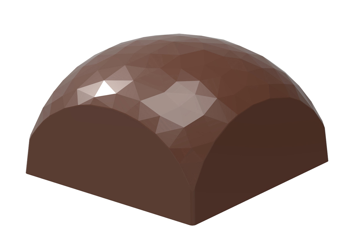 Moule à chocolat sphère carrée facette - Alexandre Bourdeaux CW12062 - Chocolate World – Image 4