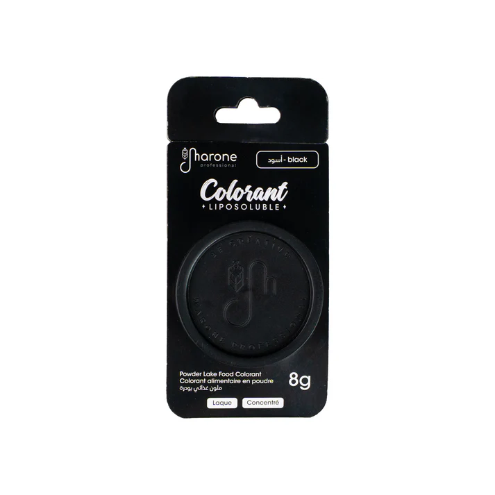 Colorant Alimentaire Liposoluble Laque Noir 8g - Marone