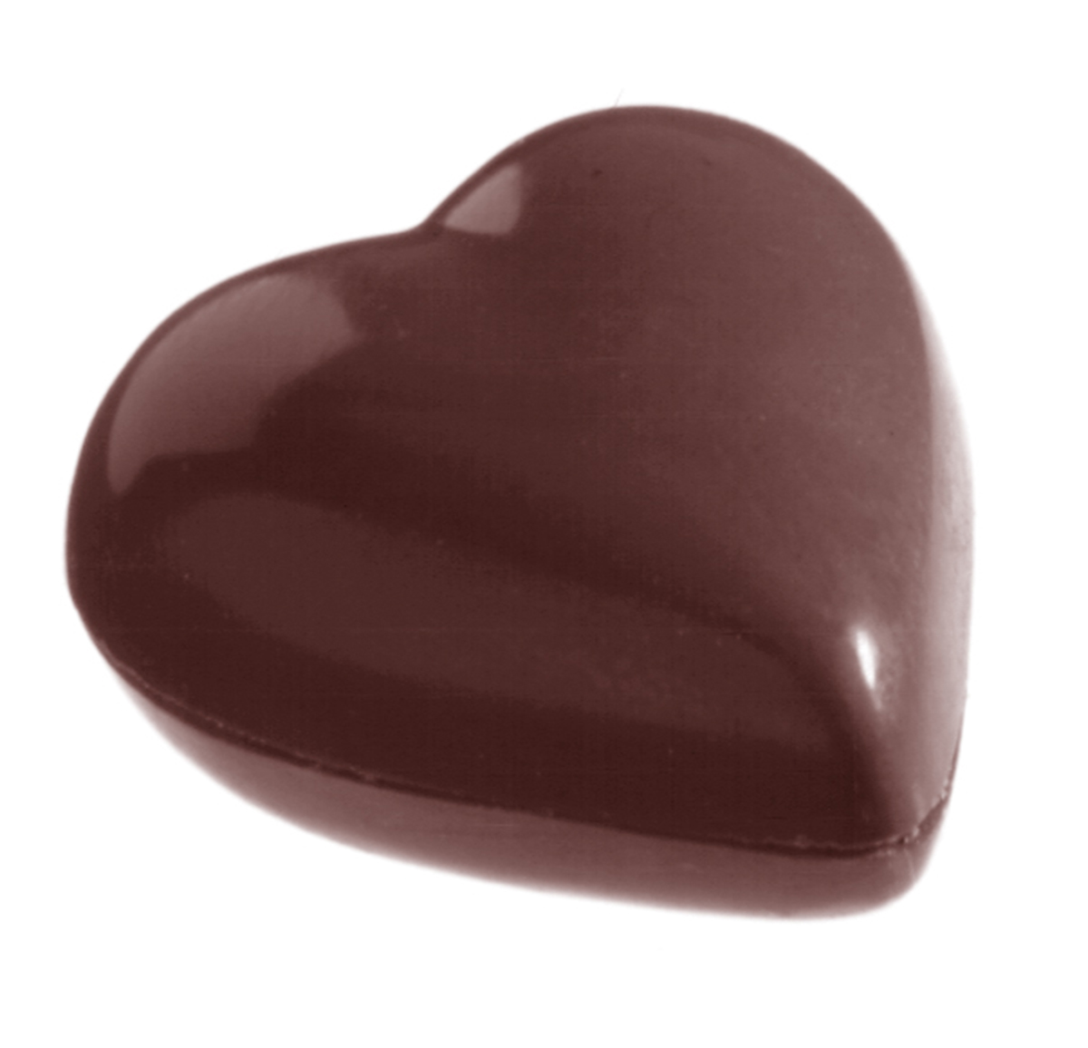 Moule à chocolat coeur 2 x 7,5 gr CW1106 - Chocolate World