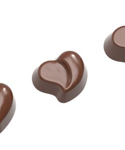 Moule à chocolat coeur modern 3 fig. CW1576 - Chocolate World