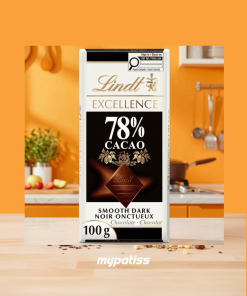 Barre Chocolat noir Lindt EXCELLENCE à 78 % de cacao, 100g