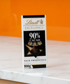 Barre Chocolat noir Lindt EXCELLENCE à 90 % de cacao, 100g