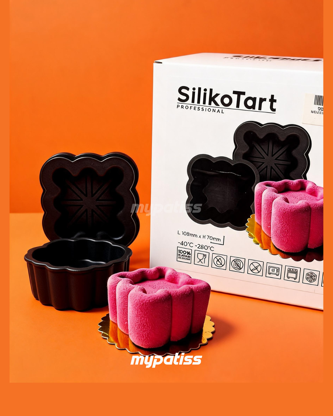 Moule silicone Bento cake v4- SilikoTart