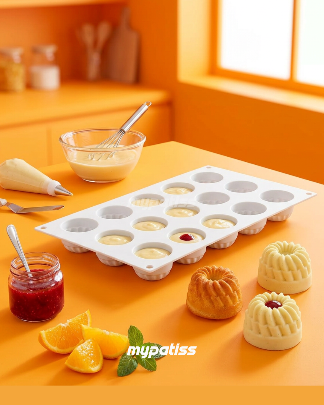 Moule silicone Pleincoeur 27 ronde - Silikomart
