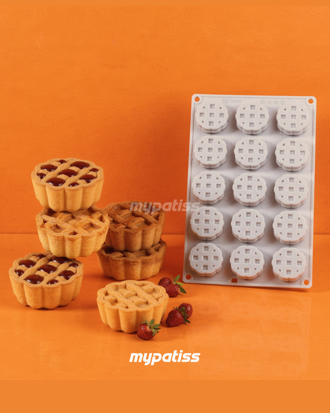 Moule en silicone Crostata XS 20 - Silikomart