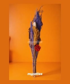 Bleu et rouge – Bouquet Artisanal Bleu & Rouge - Marone