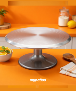 Plateau Tournant Patisserie inox 31cm