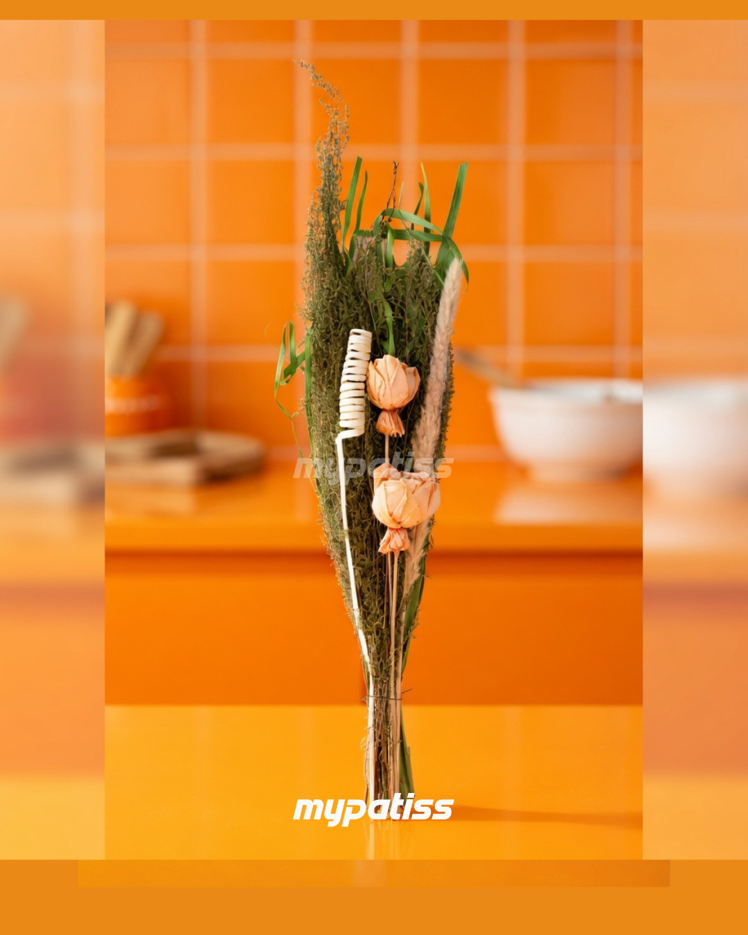 Vert et blanc – Bouquet Printanier Vert & Blanc - Marone