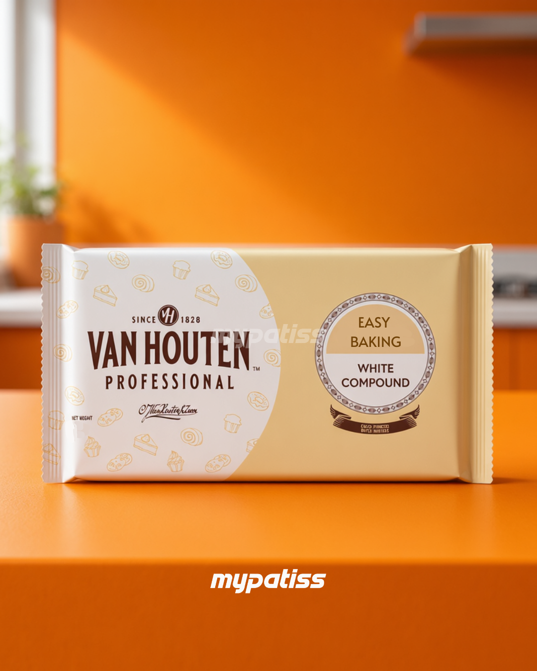 Pâte à Glacer Blanc en Plaque 825 gr - Van Houten