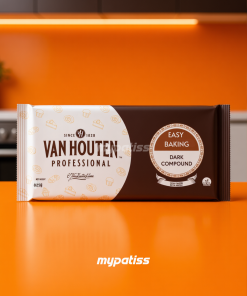 Pâte à Glacer Noir en Plaque 825 gr - Van Houten