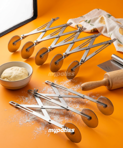 Coupe-pâte extensible en acier inoxydable
