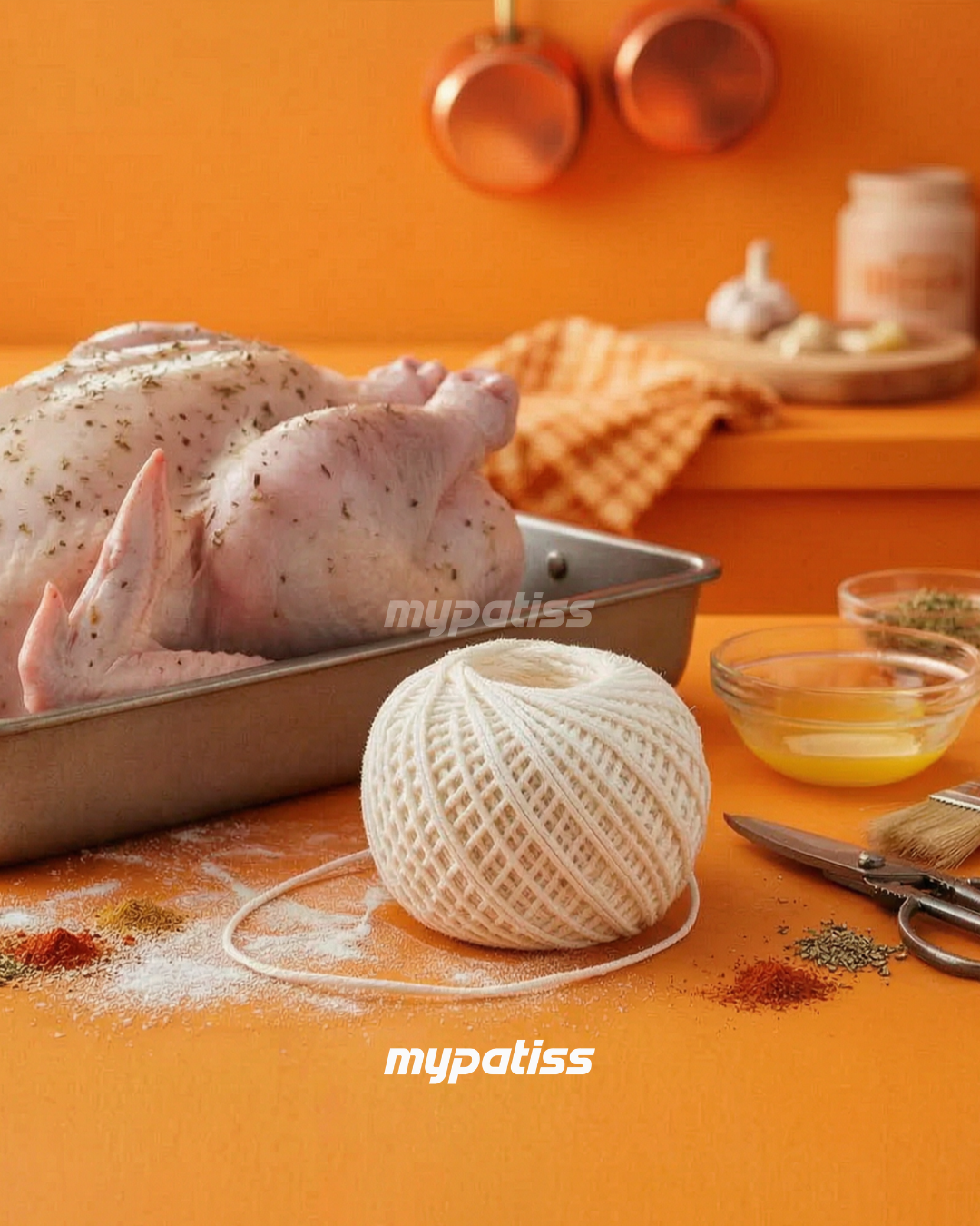 Ficelle alimentaire de cuisine
