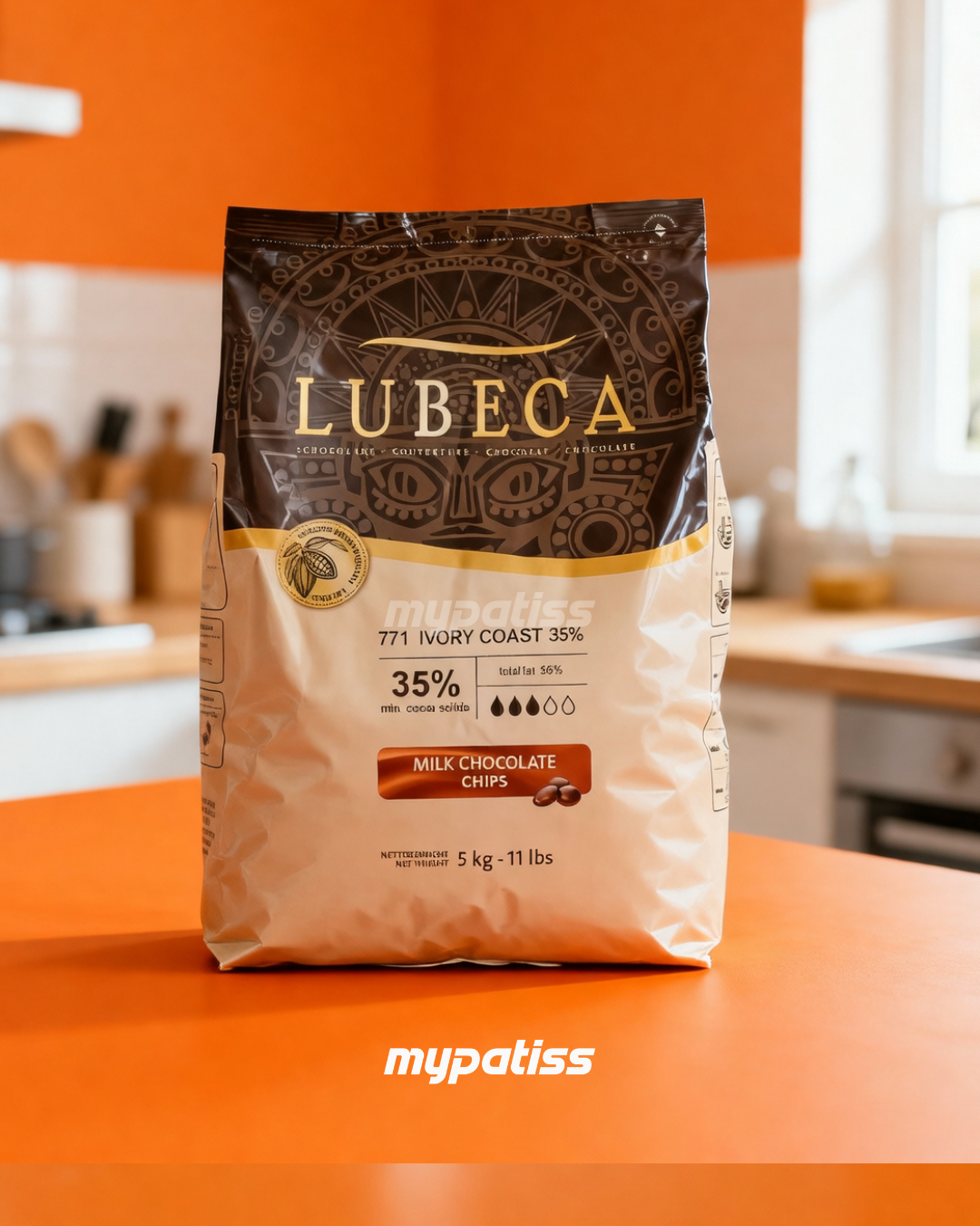 Chocolat Au lait Lubeca 35% 5KG