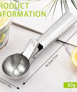 Alternative view of Cuillère à glace professionnelle en inox