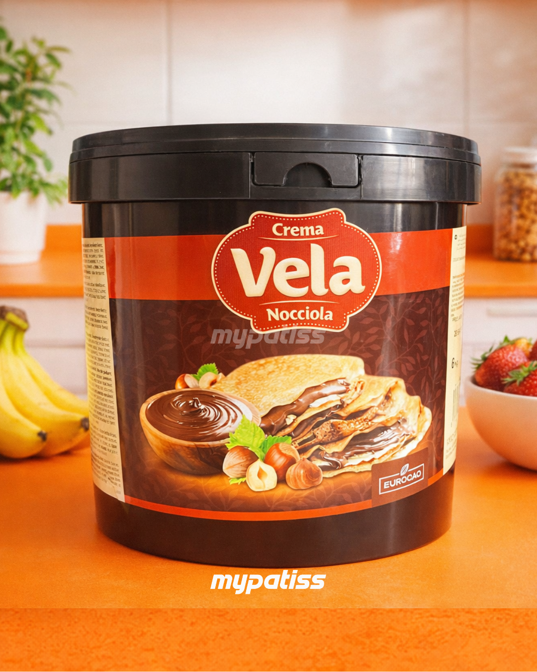 Crème & Pâte à Tartiner au Chocolat et Noisette "Vela Nocciola" - Eurocao