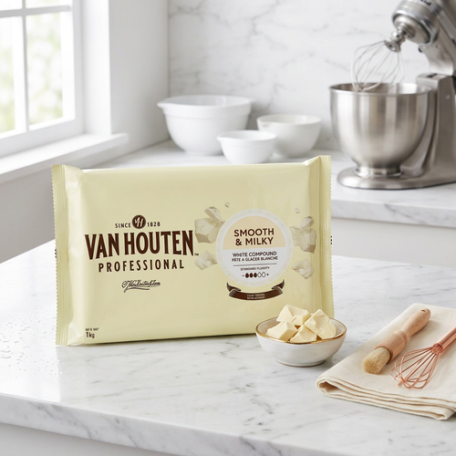 VAN HOUTEN Blanc PATE A GLACER 1KG